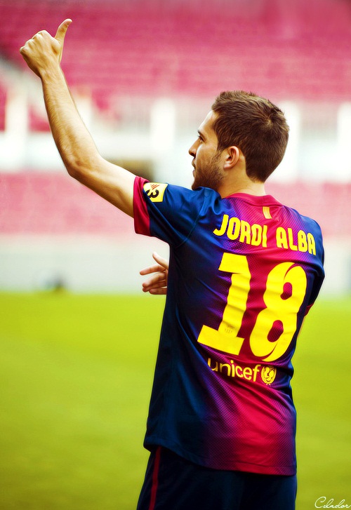 Dorsal de jordi alba