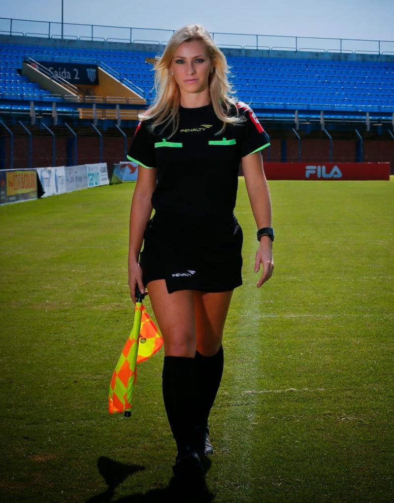 Fernanda Colombo, la linier que arrasa en Brasil - Liga Fútbol